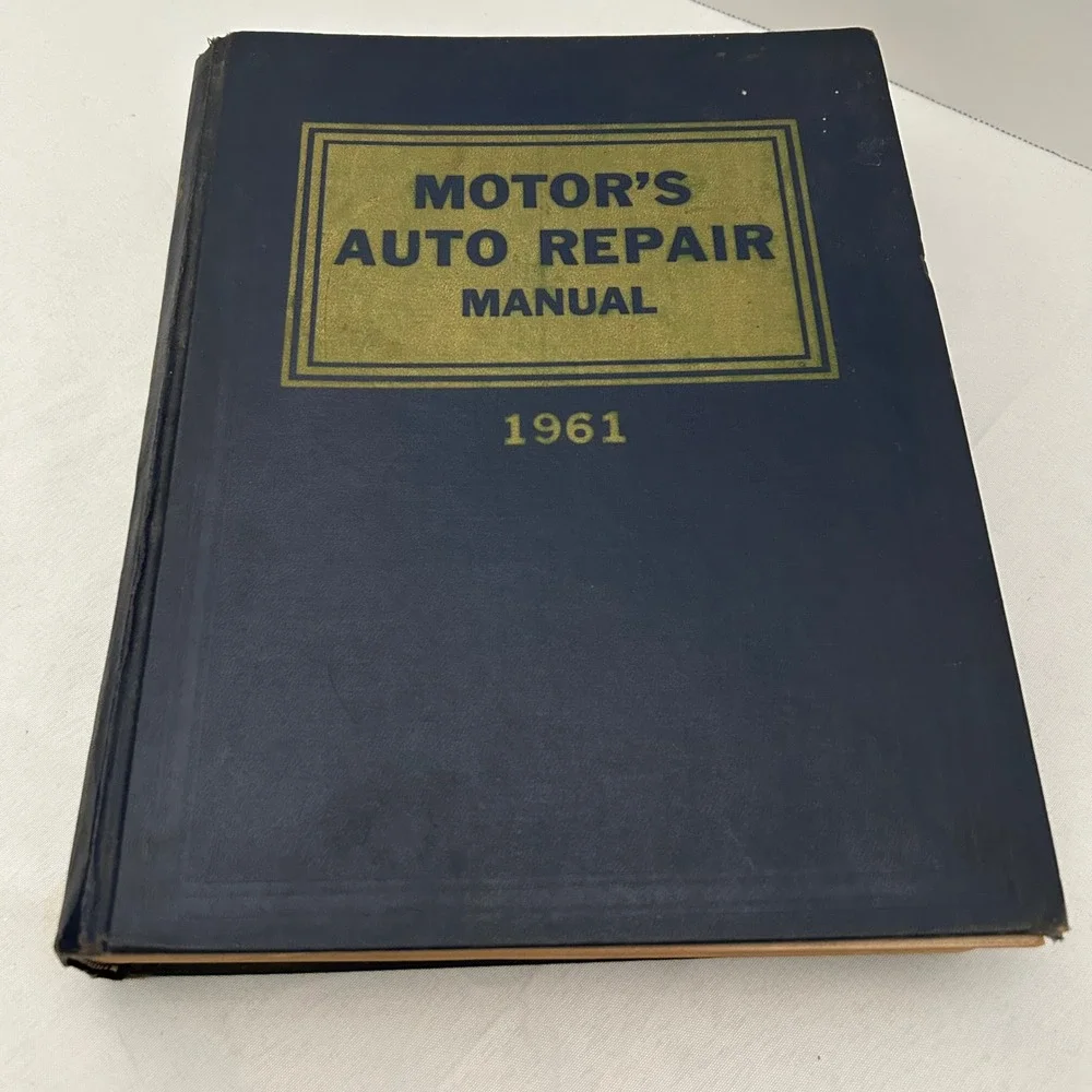1961 MOTOR'S‎ Auto Repair Manual 24th Edition Vintage Car Automotive Guide